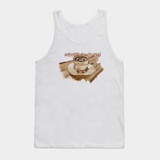 Coffee Cup Cube Tank Top